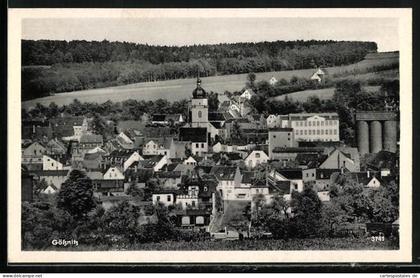 AK Gössnitz / Altenburg, Ortsansicht mit Kirche