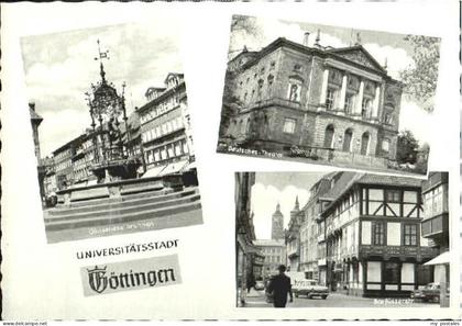 Goettingen Niedersachsen Goettingen Brunnen Theater