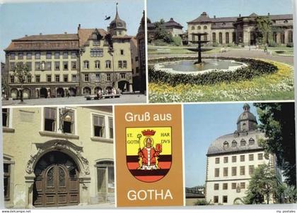 Gotha Thueringen Gotha Hauptmarkt Orangerie Haus zur goldenen Schelle x 1991