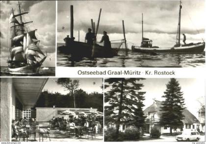 Graal-Mueritz Ostseebad Graal-Mueritz Schiff Gaststaette o 1988