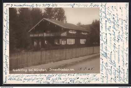 AK Gräfelfing bei München, Haus in der Irmenfriedstrasse 44
