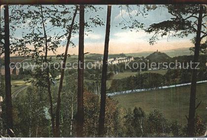 Greiz Thueringen vom Hirschstein gesehen