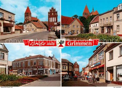 Grimmen Stadttor Kirche Strassenpartien