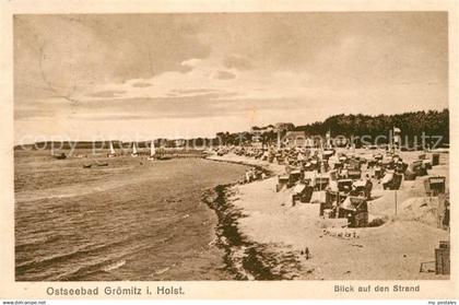 Groemitz Ostseebad Strandpartie