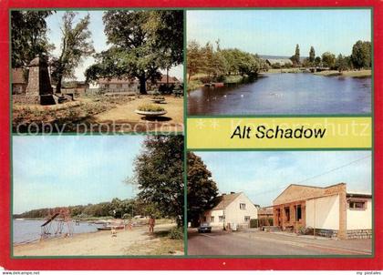 Alt-Schadow Maerkische Heide Dorfplatz An der Spree Campingplatz Nordstrand Kons