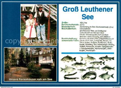 Gross Leuthen Spreewaldkahn Fischer Ferienhaeuser am See