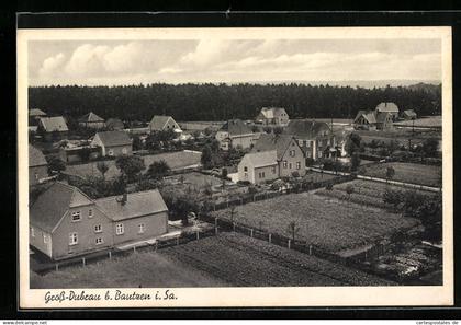 AK Gross-Dubrau b. Bautzen i. Sa., Teilansicht aus der Vogelschau