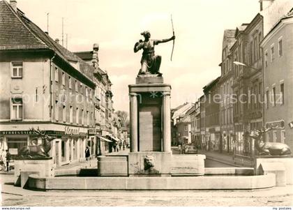 Grossenhain Sachsen Dianabrunnen Karl Marx Platz