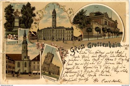 Gruss aus Grossenhain - Litho