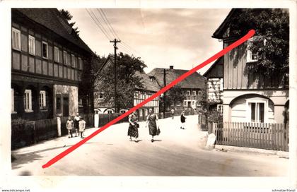 AK Obercunnersdorf Ober Cunnersdorf Gasthof ? a Großschweidnitz Eibau Ebersbach Strahwalde Herrnhut Löbau Zittau DDR