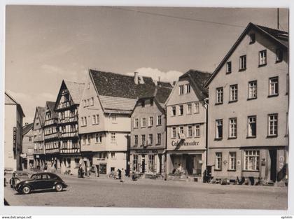 Grünberg Gruenberg Marktplatz Staffelstein Stempel 1959