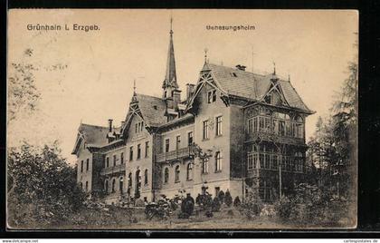 AK Grünhain i. Erzgeb., am Genesungsheim