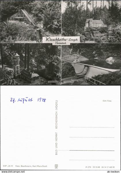 Waschleithe-Grünhain-Beierfeld Miniaturschauanlage Heimatecke 1976