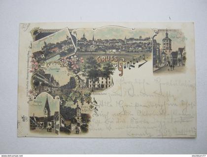 GÜNZBURG  , schöne Karte 1896