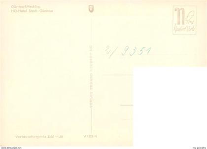 Guestrow Mecklenburg Vorpommern HO-Hotel Stadt Guestrow