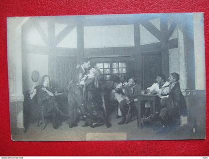 ALLEMAGNE - GUETERSLOH - GÛTERSLOH - CARTE PHOTO - CAMP PRISONNIERS OFFIZIER GEFANGENEN  LAGER - THEATRE ..