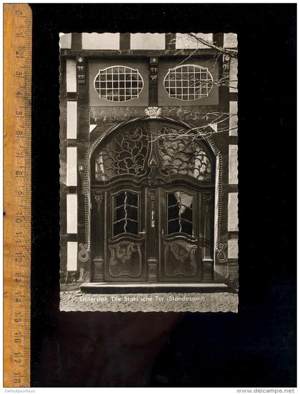 GÜTERSLOH Guetersloh / die Stalische Tür Standesamt  1964 / art nouveau door porte