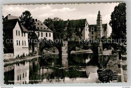Hadamar Westerwald Alte Bruecke Schloss Gymnasium
