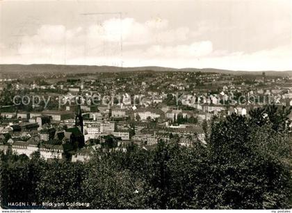 Hagen Westfalen Panorama Blick vom Goldberg