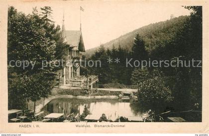 Hagen Westfalen Waldlust Bismark Denkmal