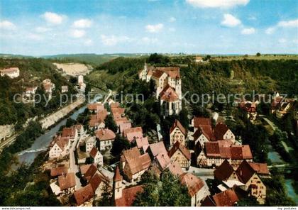Haigerloch Panorama Luftkurort mit Schloss