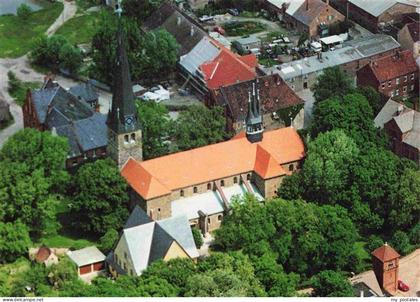 Haldensleben Kath Pfarrkirche St Peter und Paul Fliegeraufnahme