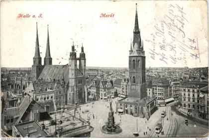 Halle Saale - Markt