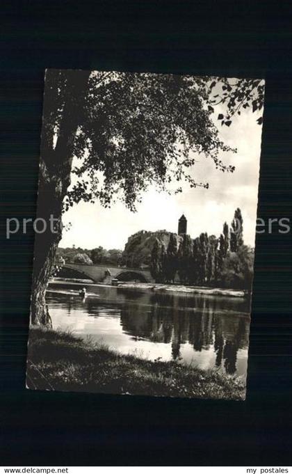 Halle Saale Partie an der Saale