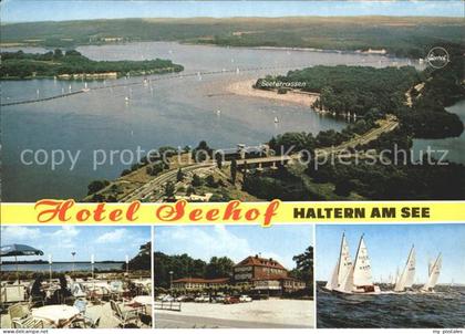 Haltern See Hotel Seehof Gaststaette Seeterrassen im Seebad Kleiner Seehof Segel