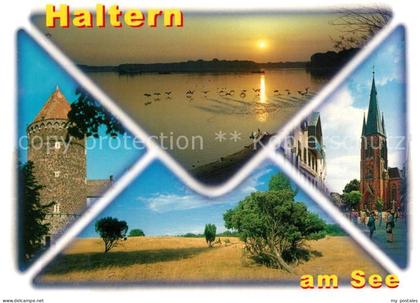 Haltern See Kirche Stadtturm Abendstimmung