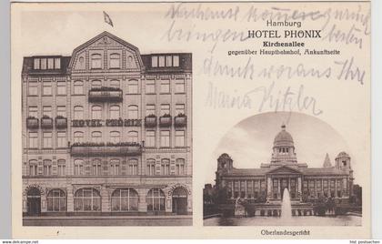 (112579) AK Hamburg, Hotel Phönix, Oberlandesgericht 1928