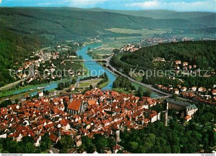 Hannoversch Muenden Fliegeraufnahme