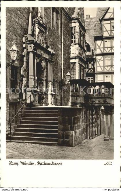 Hannoversch Muenden Rathaustreppe