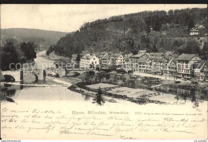 Hannoversch Muenden Weserblick