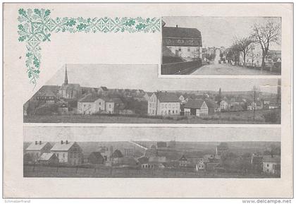 Litho AK Gruss aus Mühlau bei Hartmannsdorf Burgstädt Penig Limbach Niederfrohna Tauscha Chursdorf Chemnitz