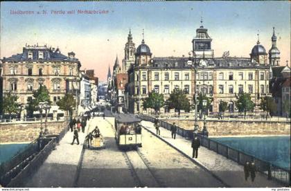 Heilbronn Neckar Heilbronn Bruecke x 1914