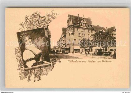 Heilbronn Neckar Kaetchenhaus und Kaetchen von Heilbronn