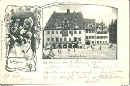 Heilbronn Neckar Kaethchen von heilbronn
Marktplatz
Rathaus