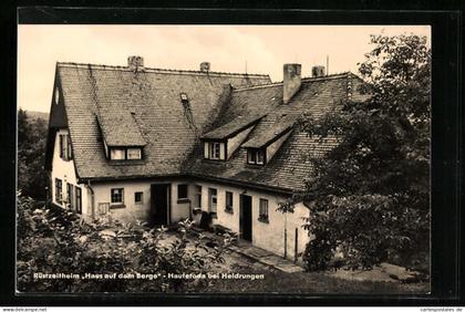 AK Hauteroda bei Heldrungen, Rüstzeitheim Haus auf dem Berge