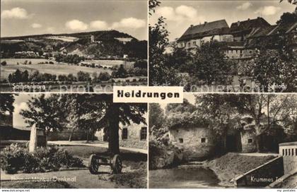 Heldrungen Sachsenburg Schloss Thomas-Muentzer-Denkmal Krummer Tor