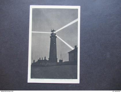 AK um 1930 Helgoland Leuchtturm bei Nacht Verlag F. Schensky Hofphotograph, Helgoland