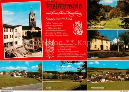 Helmbrechts Oberfranken Kirche Brunnen Bischofsmuehle Lehsten Hohenberg Halde Wu