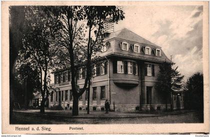 CPA Carte Postale Germany  Hennef  Postamt. VM109191