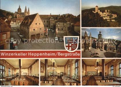 Heppenheim Bergstrasse Kirche Schloss Kurmainzer Amtshof Winzerkeller Heppenheim