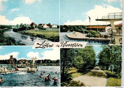 Loehne Detmold Schwimmbad und die Werra