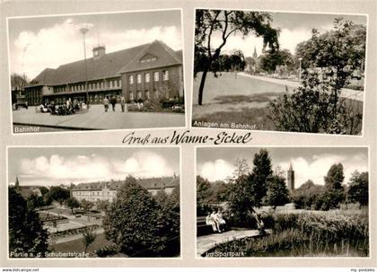 Wanne-Eickel Bahnhof Anlagen am Bahnhof Partie an der Schubertstrasse Im Sportpa