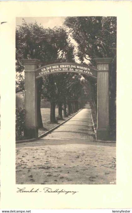 Herrnhut - Friedhofeingang