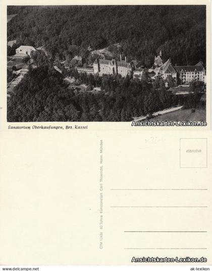 Ansichtskarte Oberkaufungen-Kaufungen Luftbild Sanatorium 1960