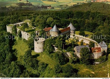 Breitenbach Herzberg Burg Herzberg Fliegeraufnahme