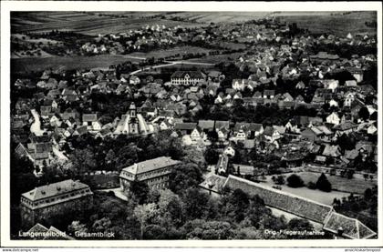 CPA Langenselbold in Hessen, Fliegeraufnahme